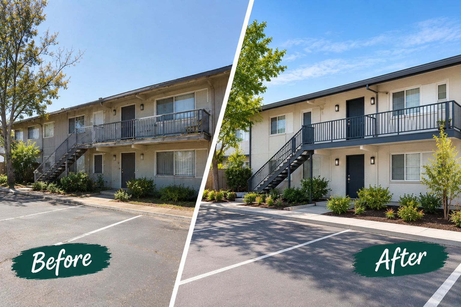 Bennett Valley apartment before and after